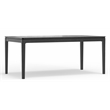 Pemberly Row Modern Wood Rectangular Dining Table in Vintage Black