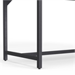 Pemberly Row SOLID WOOD Industrial 72 inch Wide Wide Desk in Oak