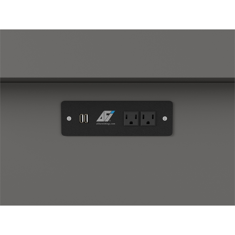 Pemberly Row Queen Solid Wood Murphy Bed Chest with Mattress in Gray