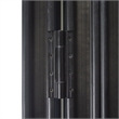 Pemberly Row 5 Panels Alumium Folding Door - Black Folded Out From Right To Left
