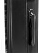 Pemberly Row 4 Panels Folding Door - Black Folded Out From Left To Right