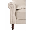 Pemberly Row 87.8'' Convertible Cream Velvet Sofa Bed Sleeper