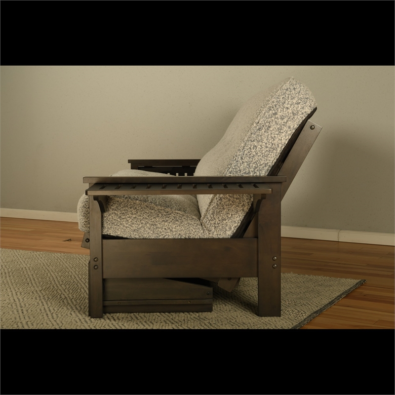 Pemberly Row Sofa Sleeper Frame with Storage Drawers in Graystone