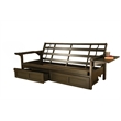 Pemberly Row Sofa Sleeper Frame with Storage Drawers in Graystone