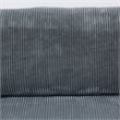 Pemberly Row Dark Gray 6-Piece Living Room Sofa Set with Ottoman