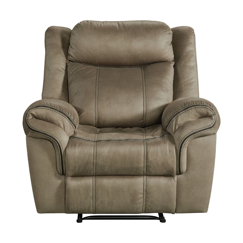 Pemberly Row Modern / Contemporary Glider Recliner in T101 Brown