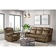 Pemberly Row Modern / Contemporary Glider Recliner in T101 Brown