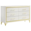 Pemberly Row 4-piece Wood Bedroom Set with Upholstered Queen Bed Beige
