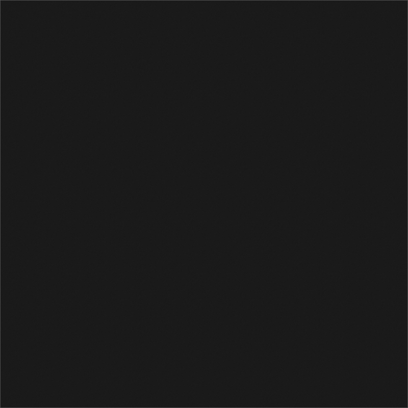 Pemberly Row Modern 5 Shelf Bookcase in Classic Black (Set of 2)