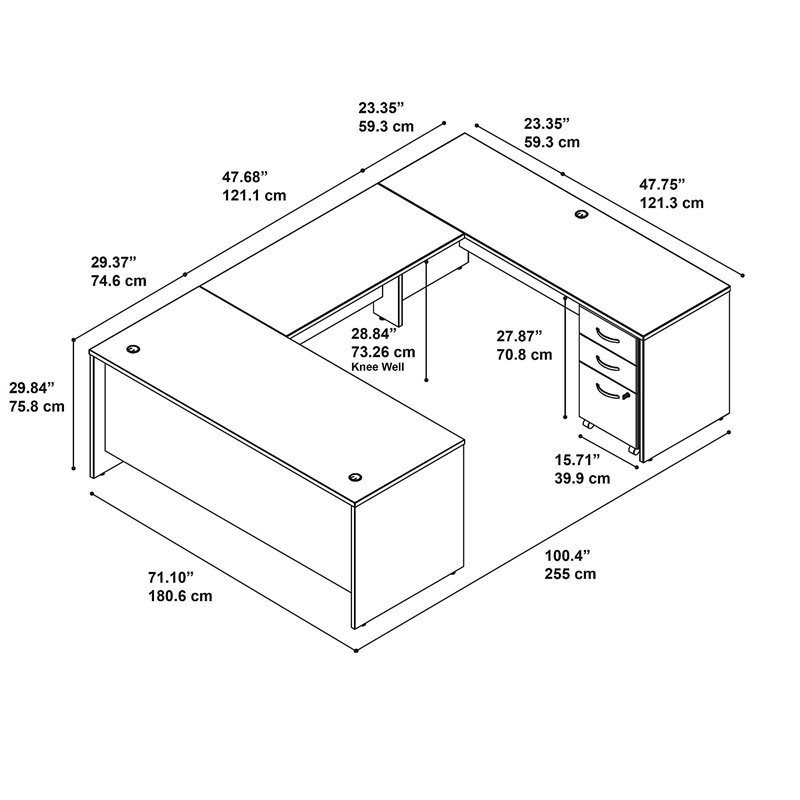 Pemberly Row Engineered Wood 72