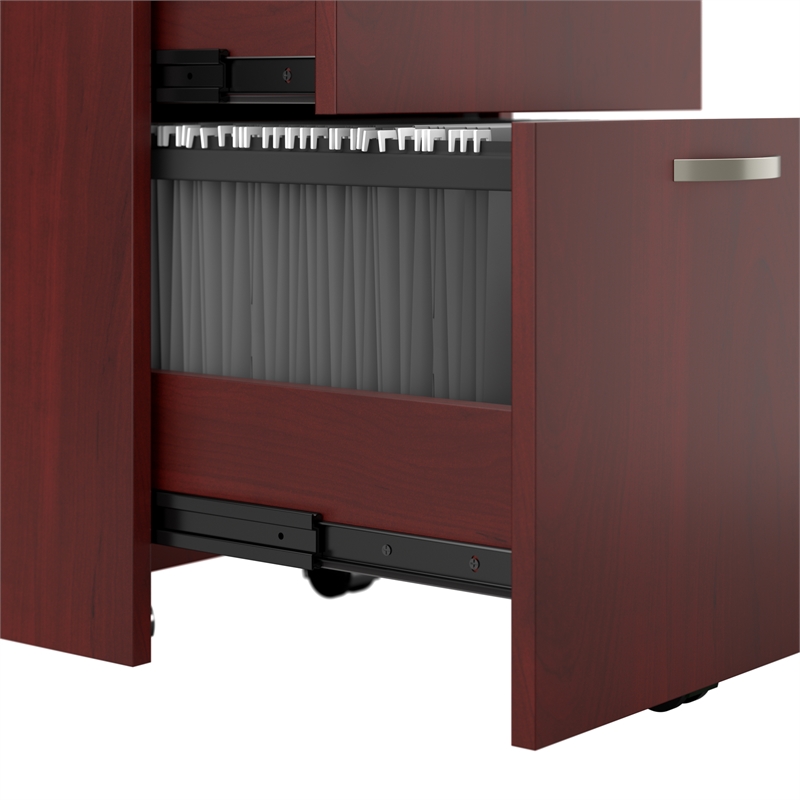 Pemberly Row Mobile File Cabinet in Hansen Cherry - Engineered Wood