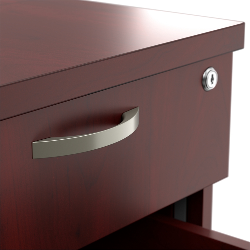 Pemberly Row Mobile File Cabinet in Hansen Cherry - Engineered Wood