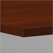 Pemberly Row Modern 96W Boat Shaped Conference Table in Cherry