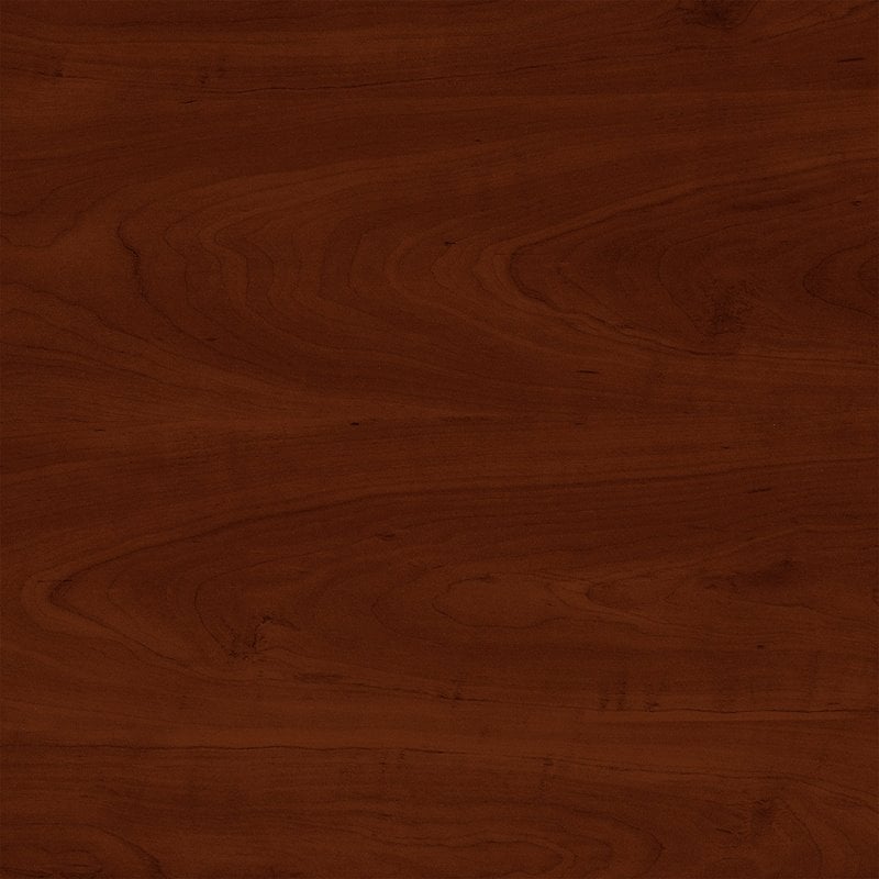 Pemberly Row Modern 96W Boat Shaped Conference Table in Cherry