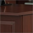 Pemberly Row Executive L Desk and 2 Bookcases - Harvest Cherry - Engineered Wood