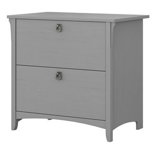 Pemberly Row Contemporary Lateral File Cabinet in Cape Cod Gray