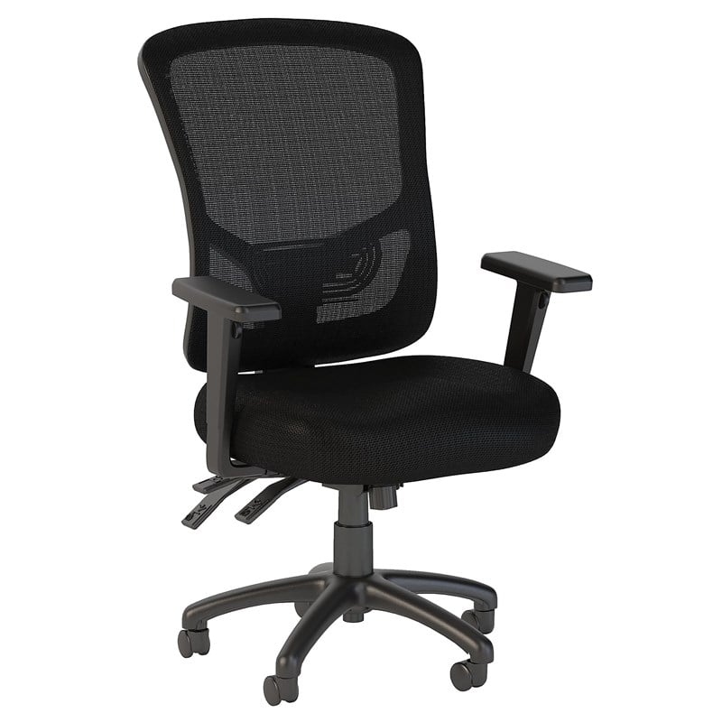 Pemberly Row Custom Comfort High Back Multifunction Mesh Office Chair