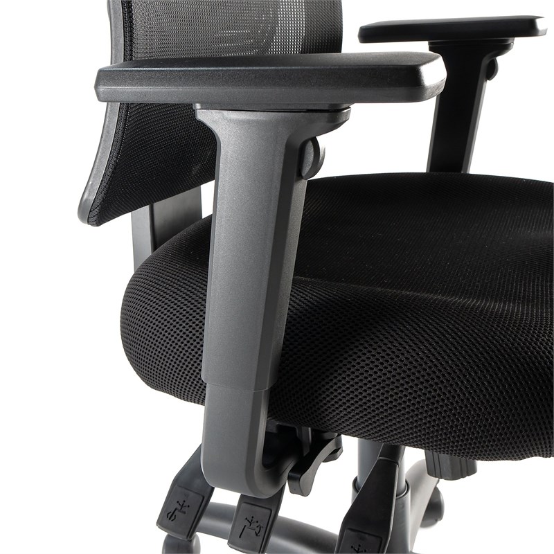 Pemberly Row Custom Comfort High Back Multifunction Mesh Office Chair