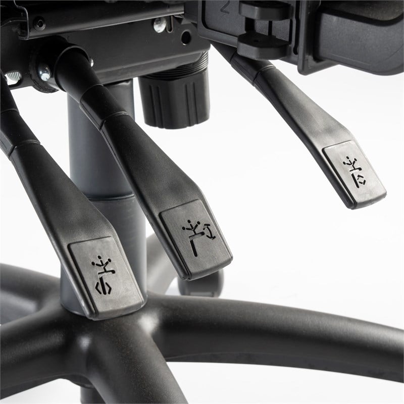 Pemberly Row Custom Comfort High Back Multifunction Mesh Office Chair