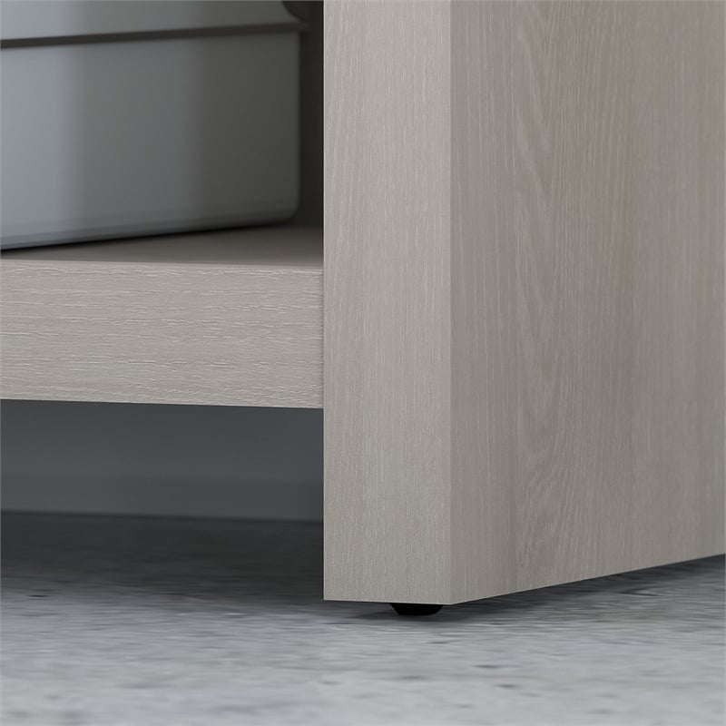 Pemberly Row 5 Shelf Bookcase in Gray Sand - Engineered Wood