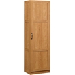 Pemberly Row Engineered Wood Storage Pantry in Highland Oak Finish