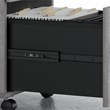 Pemberly Row 72W x 30D Office Desk with Mobile File in Gray - Engineered Wood