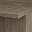 Pemberly Row 72W x 36D Executive Desk in Modern Hickory - Engineered Wood