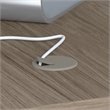Pemberly Row 72W x 36D Executive Desk in Modern Hickory - Engineered Wood