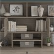 Pemberly Row 72W Desk Hutch in Modern Hickory - Engineered Wood