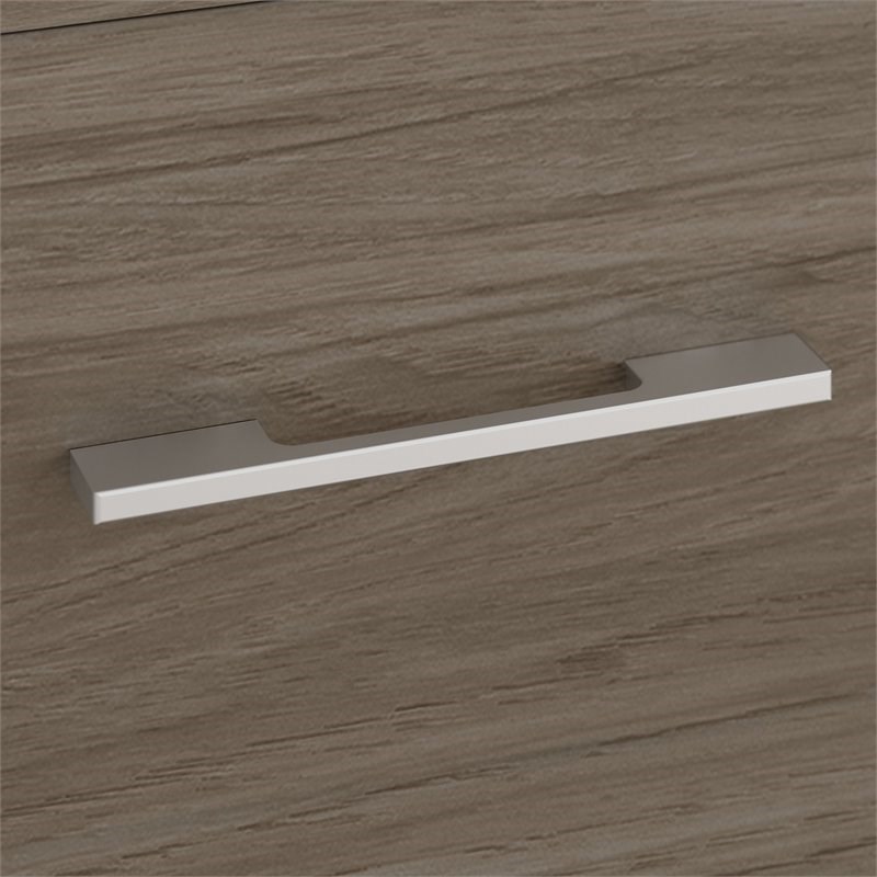 Pemberly Row 16W 2 Drawer File Cabinet in Modern Hickory - Engineered Wood