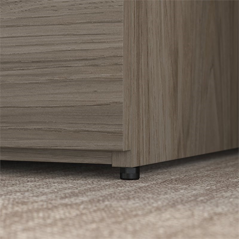 Pemberly Row 16W 2 Drawer File Cabinet in Modern Hickory - Engineered Wood