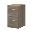 Pemberly Row 16W 2 Drawer File Cabinet in Modern Hickory - Engineered Wood