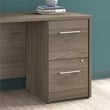 Pemberly Row 16W 2 Drawer File Cabinet in Modern Hickory - Engineered Wood