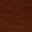 Pemberly Row 60W U Shaped Desk with Drawers in Hansen Cherry - Engineered Wood