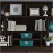 Pemberly Row 72W Desk Hutch in Black Walnut - Engineered Wood