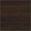 Pemberly Row Engineered Wood 72W Executive Desk with Storage Set - Black Walnut