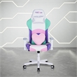 Pemberly Row Polyurethane Fabric TS-42 Office-PC Gaming Chair in Kawaii