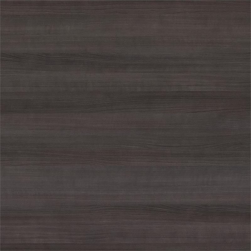 Pemberly Row Engineered Wood 60W x 30D L Shaped Desk w/ 42W Return - Storm Gray