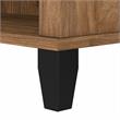 Pemberly Row Tall 5 Shelf Bookcase in Fresh Walnut - Engineered Wood