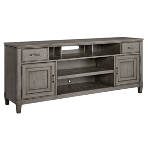 Pemberly Row Modern / Contemporary 74&quot Wood TV Console in Stone