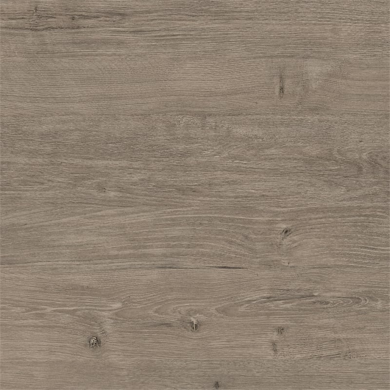 Pemberly Row 60W L Shaped Desk in Pure White and Shiplap Gray - Engineered Wood