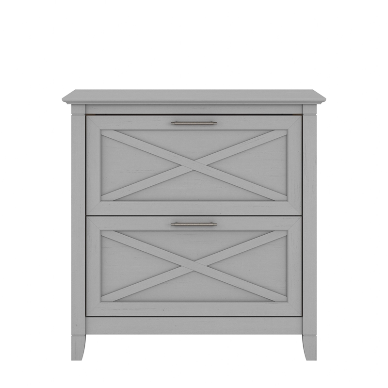 Pemberly Row 2 Drawer Lateral File Cabinet in Cape Cod Gray - Engineered Wood