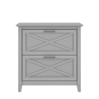 Pemberly Row 2 Drawer Lateral File Cabinet in Cape Cod Gray - Engineered Wood