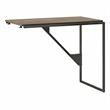 Pemberly Row 37W Desk Return in Rustic Gray - Engineered Wood