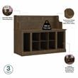 Pemberly Row Entryway Storage Set with Drawers in Ash Brown - Engineered Wood