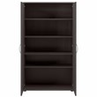 Pemberly Row 92W 5 Piece Modular Storage Set in Storm Gray - Engineered Wood