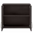 Pemberly Row Wall Cabinet with Doors and Shelves in Storm Gray - Engineered Wood