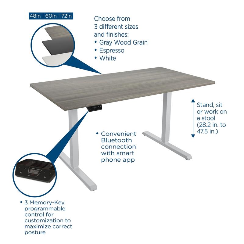 Pemberly Row Modern / Contemporary Pro-Desk 48