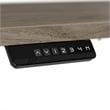 Pemberly Row 48W x 24D Adjustable Desk in Modern Hickory - Engineered Wood