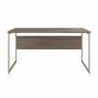 Pemberly Row 60W x 30D Computer Table Desk in Modern Hickory - Engineered Wood